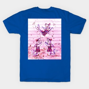 Cheerleader Sharks T-Shirt